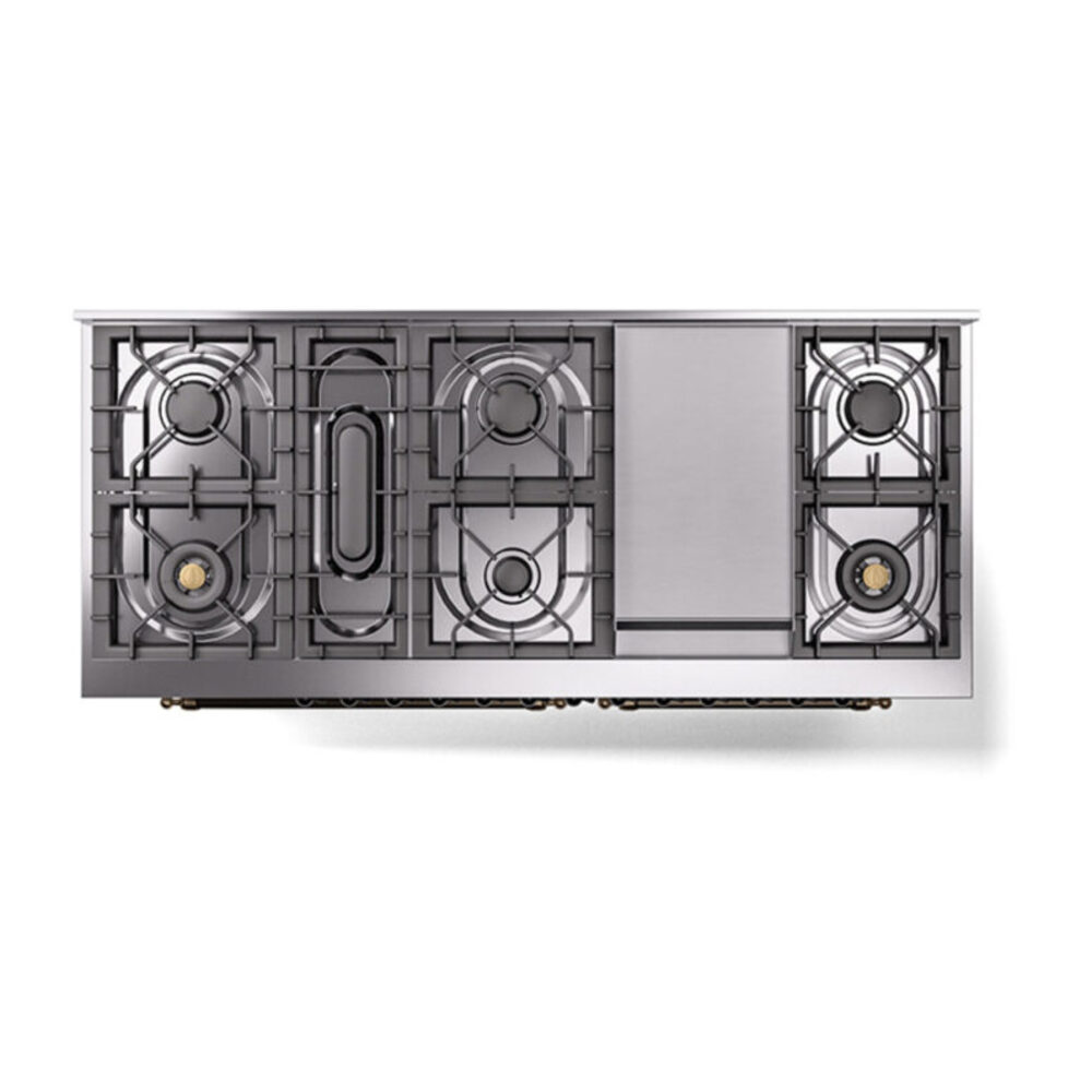 ILVE_UN60FNMPWHBLP_Nostalgie_II_60"_Dual_Fuel_Range_top_view