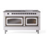 ILVE_UN60FNMPWHB_Nostalgie_II_60"_Dual_Fuel_Range_front_view