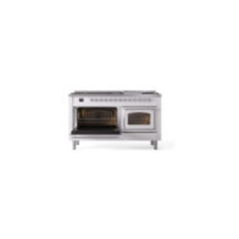 ILVE_UN60FNMPWHC_Nostalgie_II_60"_Dual_Fuel_Range_main_oven_door_opened