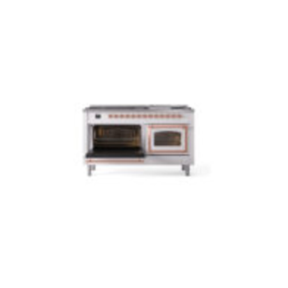 ILVE_UN60FNMPWHP_Nostalgie_II_60"_Dual_Fuel_Range_main_oven_door_opened
