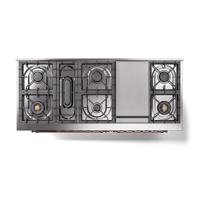 ILVE_UN60FQNMPBUPLP_Nostalgie_II_60"_Dual_Fuel_Range_top_view