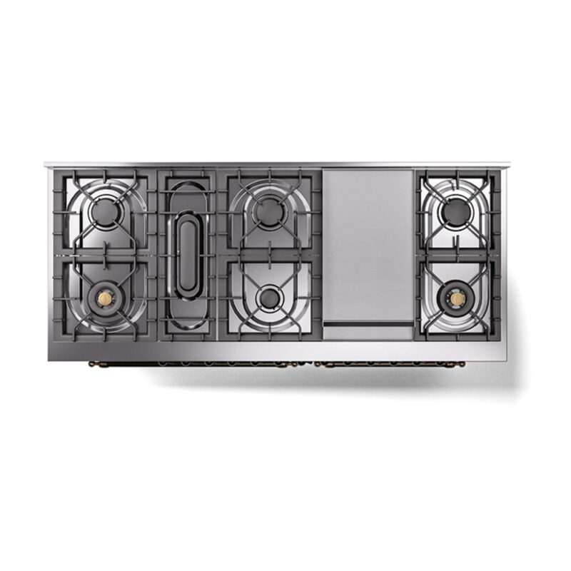 ILVE_UN60FQNMPMBB_Nostalgie_II_60"_Dual_Fuel_Range_top_view