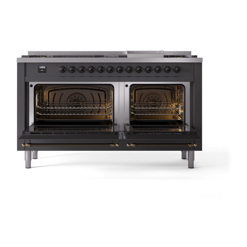 ILVE_UN60FQNMPMGBLP_Nostalgie_II_60"_Dual_Fuel_Range_oven_door_opened