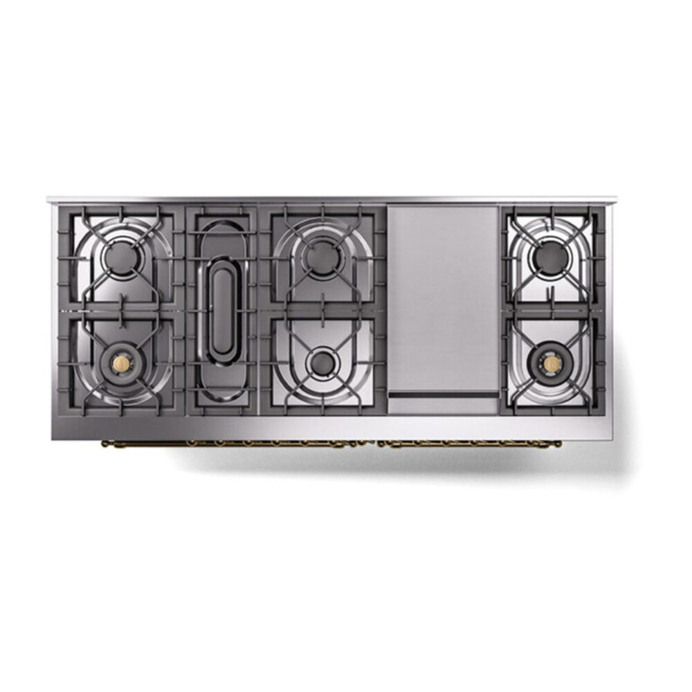 ILVE_UN60FQNMPMGGLP_Nostalgie_II_60"_Dual_Fuel_Range_top_view