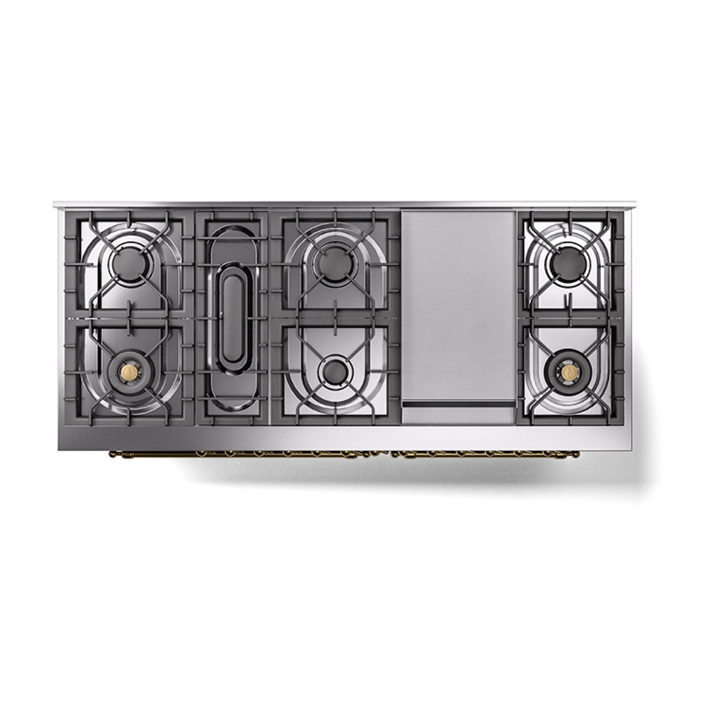 ILVE_UN60FQNMPMGGLP_Nostalgie_II_60"_Dual_Fuel_Range_top_view
