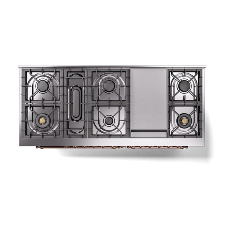 ILVE_UN60FQNMPMGPLP_Nostalgie_II_60"_Dual_Fuel_Range_top_view
