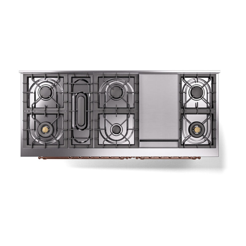 ILVE_UN60FQNMPRAP_Nostalgie_II_60"_Dual_Fuel_Range_top_view
