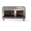 ILVE_UN60FQNMPSSPLP_Nostalgie_II_60"_Dual_Fuel_Range_oven_door_opened