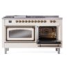 ILVE_UN60FSNMPAWB_Nostalgie_II_60"_Dual_Fuel_Range_side_oven_door_opened