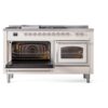 ILVE_UN60FSNMPAWCLP_Nostalgie_II_60"_Dual_Fuel_Range_main_oven_door_opened