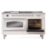 ILVE_UN60FSNMPAWCLP_Nostalgie_II_60"_Dual_Fuel_Range_side_oven_door_opened
