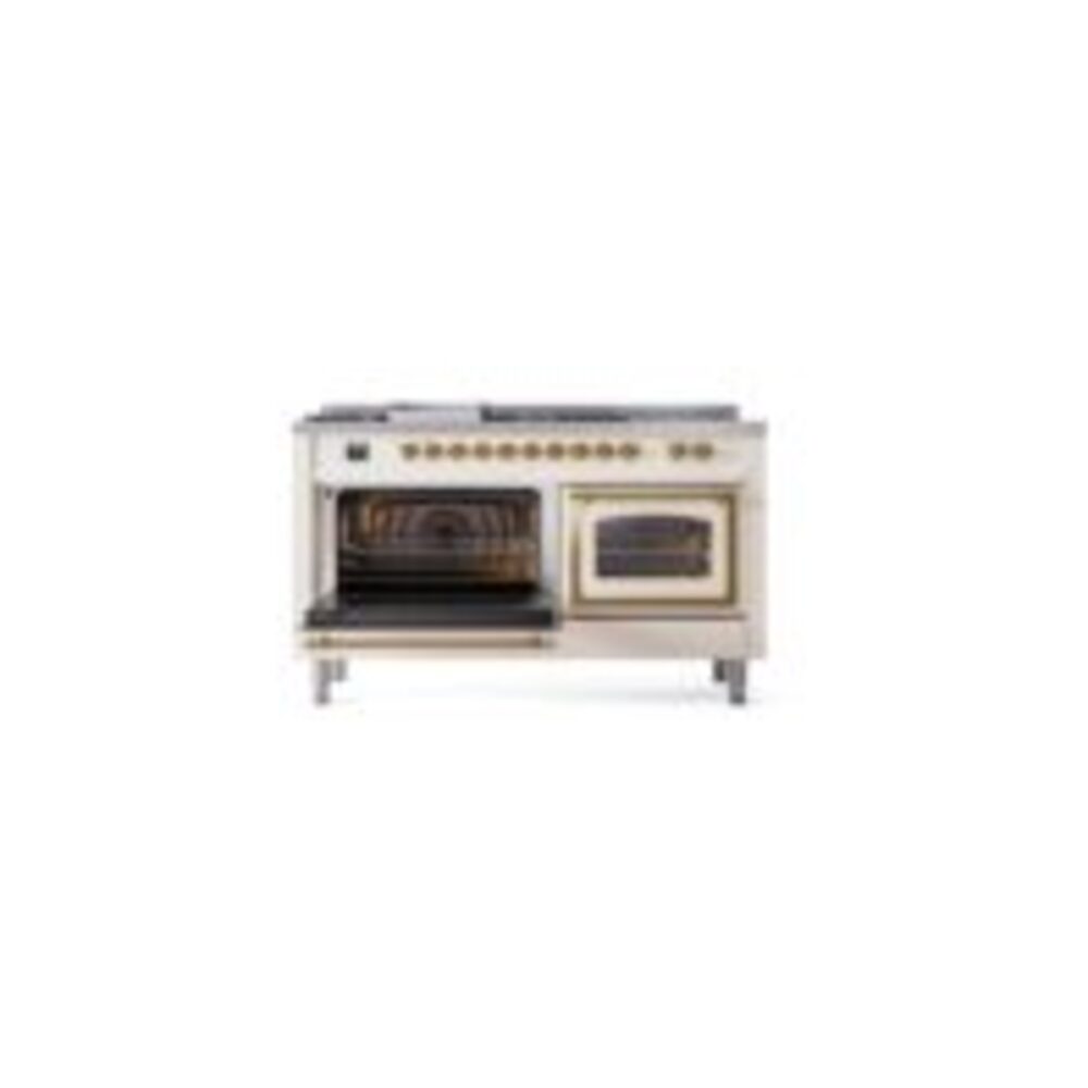 ILVE_UN60FSNMPAWGLP_Nostalgie_II_60"_Dual_Fuel_Range_main_oven_door_opened