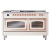 ILVE_UN60FSNMPAWP_Nostalgie_II_60"_Dual_Fuel_Range_front_view