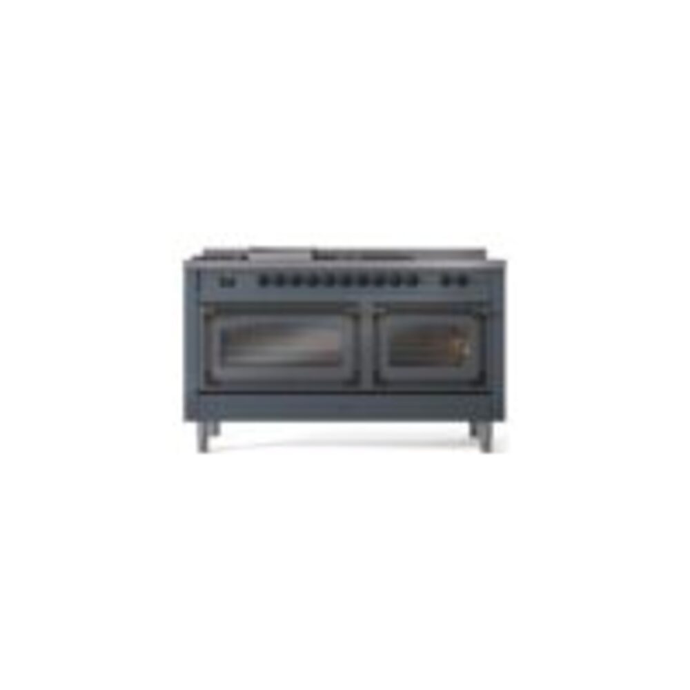 ILVE_UN60FSNMPBGB_Nostalgie_II_60"_Dual_Fuel_Range_front_view