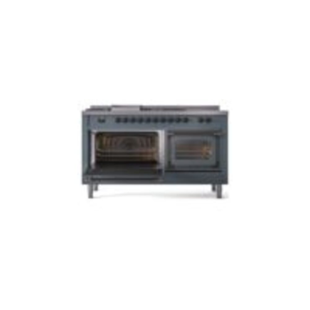 ILVE_UN60FSNMPBGB_Nostalgie_II_60"_Dual_Fuel_Range_main_oven_door_opened