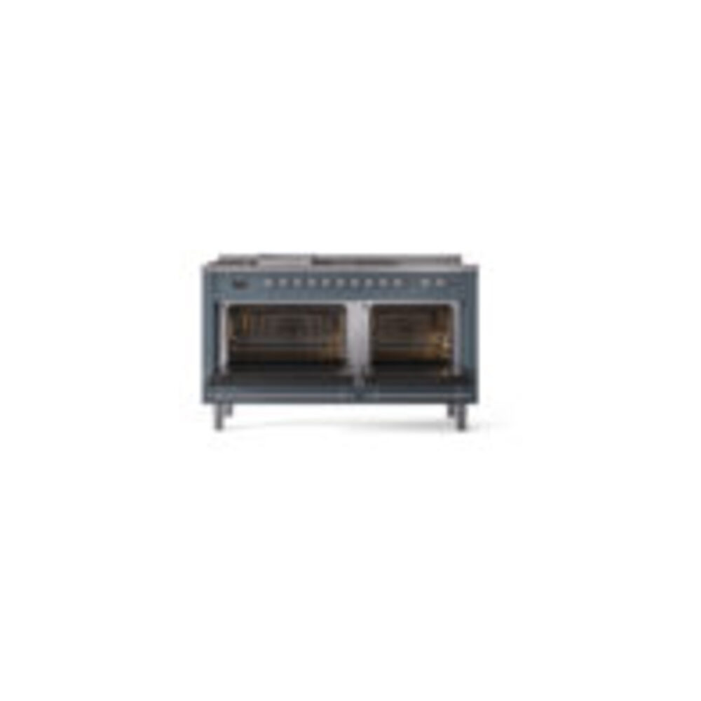 ILVE_UN60FSNMPBGCLP_Nostalgie_II_60"_Dual_Fuel_Range_oven_door_opened