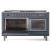ILVE_UN60FSNMPBGC_Nostalgie_II_60"_Dual_Fuel_Range_main_oven_door_opened