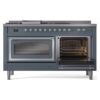 ILVE_UN60FSNMPBGC_Nostalgie_II_60"_Dual_Fuel_Range_side_oven_door_opened
