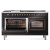ILVE_UN60FSNMPBKB_Nostalgie_II_60"_Dual_Fuel_Range_main_oven_door_opened
