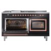 ILVE_UN60FSNMPBKP_Nostalgie_II_60"_Dual_Fuel_Range_main_oven_door_opened