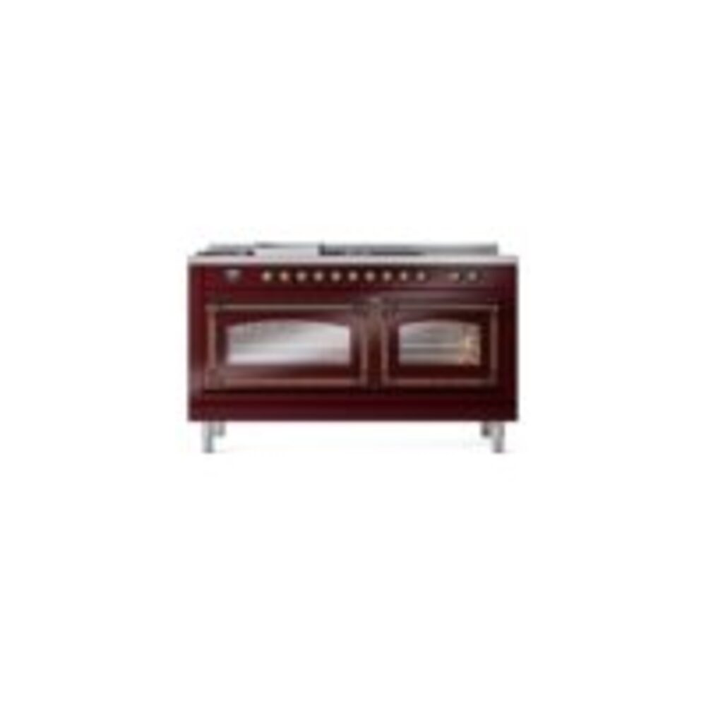 ILVE_UN60FSNMPBUB_Nostalgie_II_60"_Dual_Fuel_Range_front_view