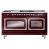 ILVE_UN60FSNMPBUCLP_Nostalgie_II_60"_Dual_Fuel_Range_front_view