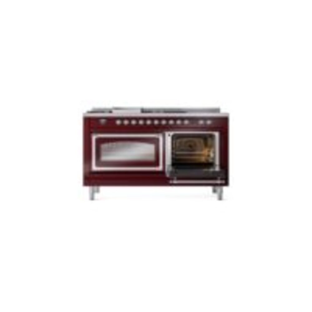ILVE_UN60FSNMPBUC_Nostalgie_II_60"_Dual_Fuel_Range_side_oven_door_opened