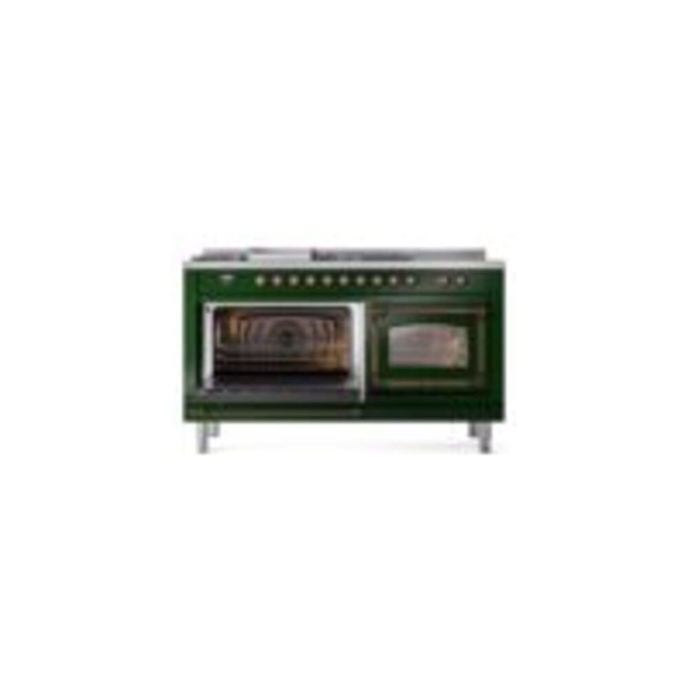 ILVE_UN60FSNMPEGBLP_Nostalgie_II_60"_Dual_Fuel_Range_main_oven_door_opened