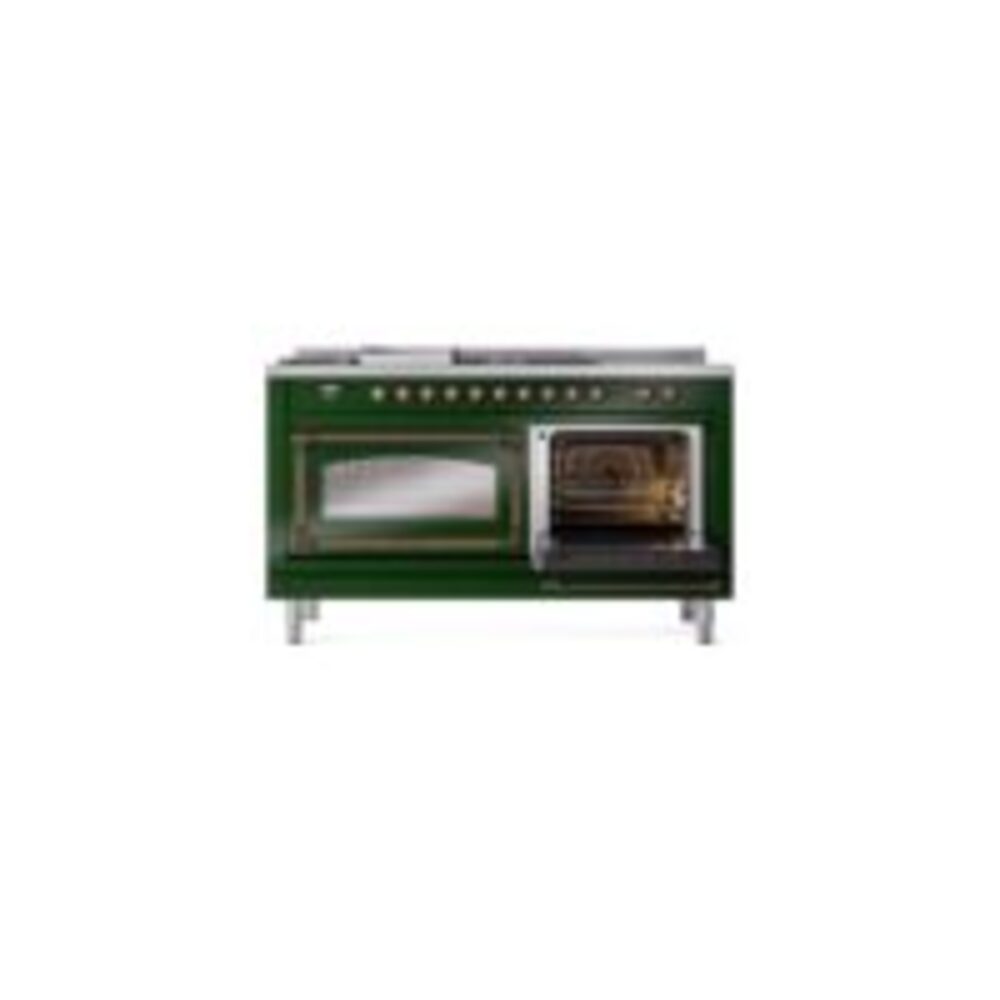 ILVE_UN60FSNMPEGBLP_Nostalgie_II_60"_Dual_Fuel_Range_side_oven_door_opened