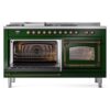 ILVE_UN60FSNMPEGB_Nostalgie_II_60"_Dual_Fuel_Range_main_oven_door_opened