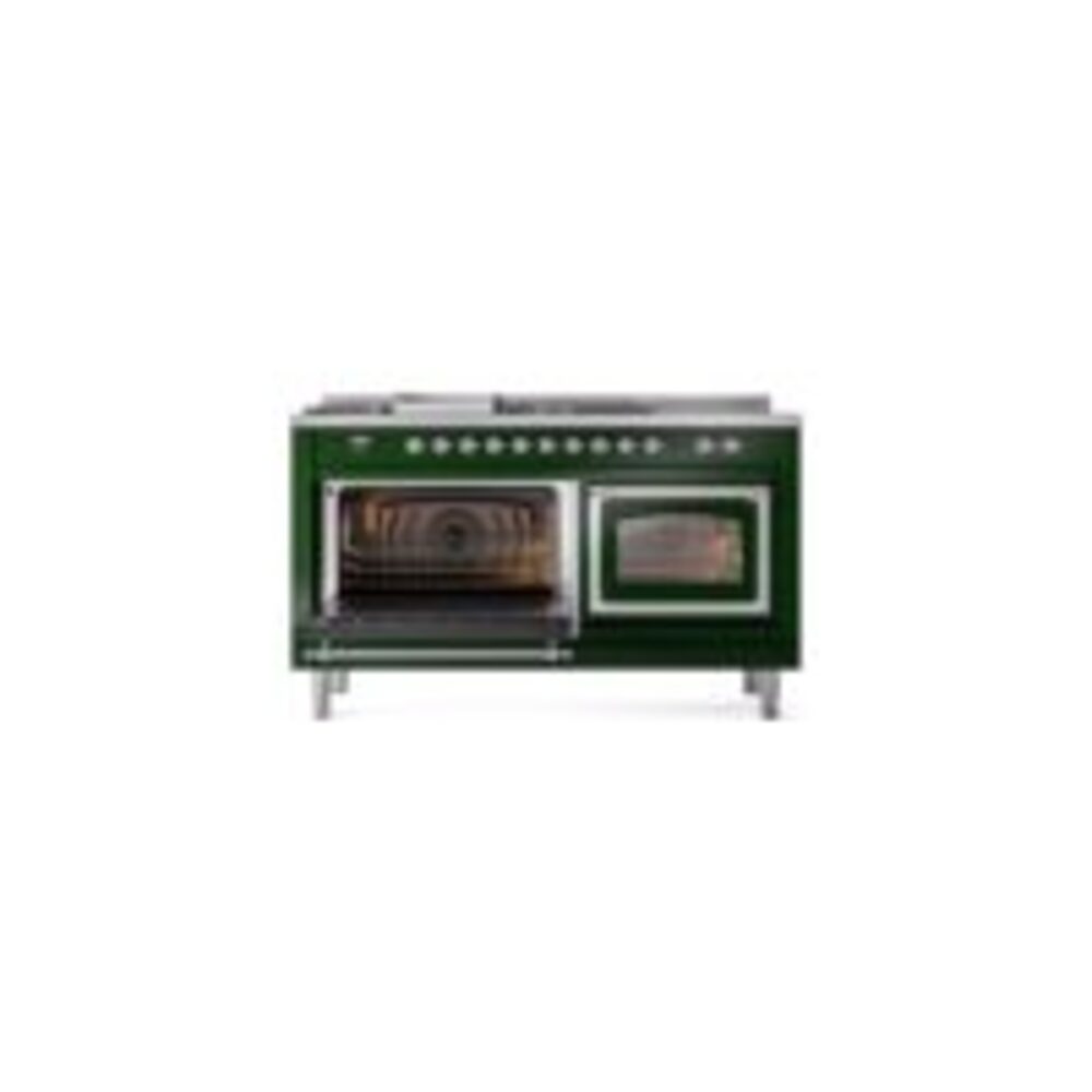 ILVE_UN60FSNMPEGC_Nostalgie_II_60"_Dual_Fuel_Range_main_oven_door_opened