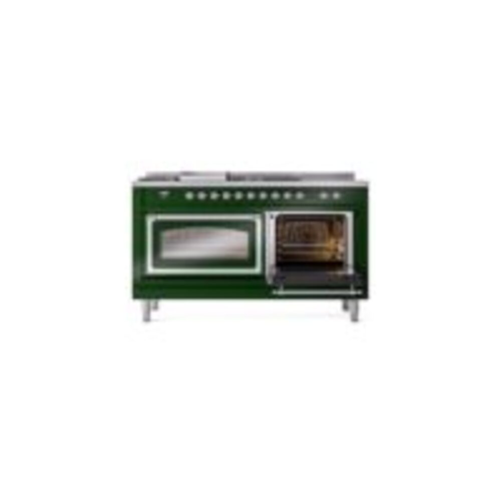 ILVE_UN60FSNMPEGC_Nostalgie_II_60"_Dual_Fuel_Range_side_oven_door_opened