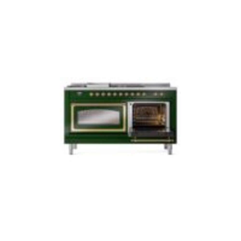 ILVE_UN60FSNMPEGGLP_Nostalgie_II_60"_Dual_Fuel_Range_side_oven_door_opened
