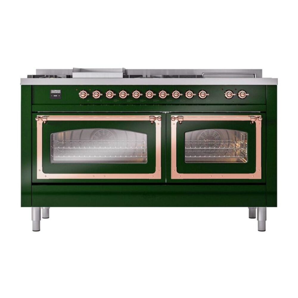ILVE_UN60FSNMPEGP_Nostalgie_II_60"_Dual_Fuel_Range_front_view