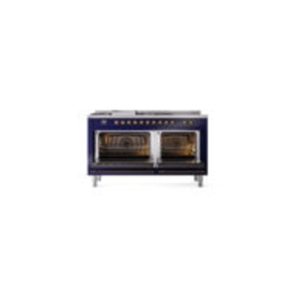 ILVE_UN60FSNMPMBBLP_Nostalgie_II_60"_Dual_Fuel_Range_oven_door_opened