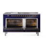ILVE_UN60FSNMPMBB_Nostalgie_II_60"_Dual_Fuel_Range_oven_door_opened