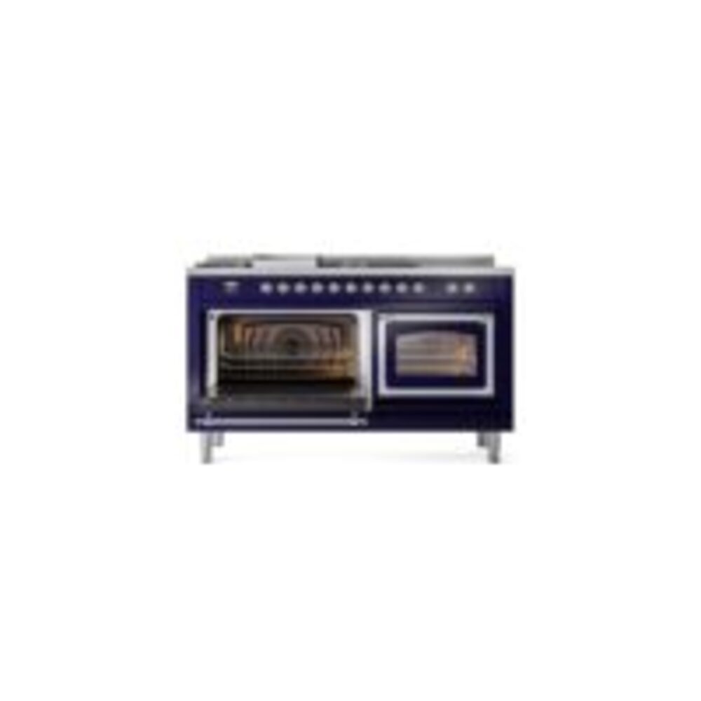 ILVE_UN60FSNMPMBCLP_Nostalgie_II_60"_Dual_Fuel_Range_main_oven_door_opened