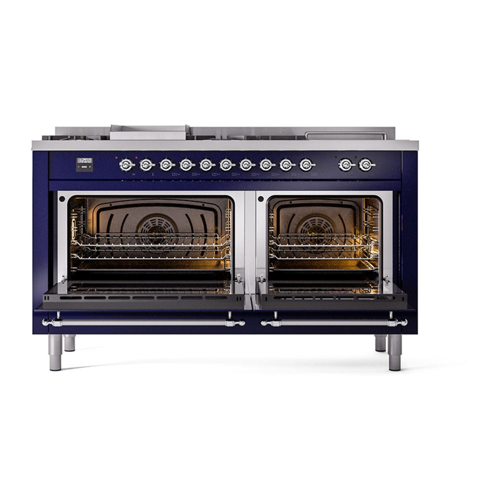 ILVE_UN60FSNMPMBC_Nostalgie_II_60"_Dual_Fuel_Range_oven_door_opened