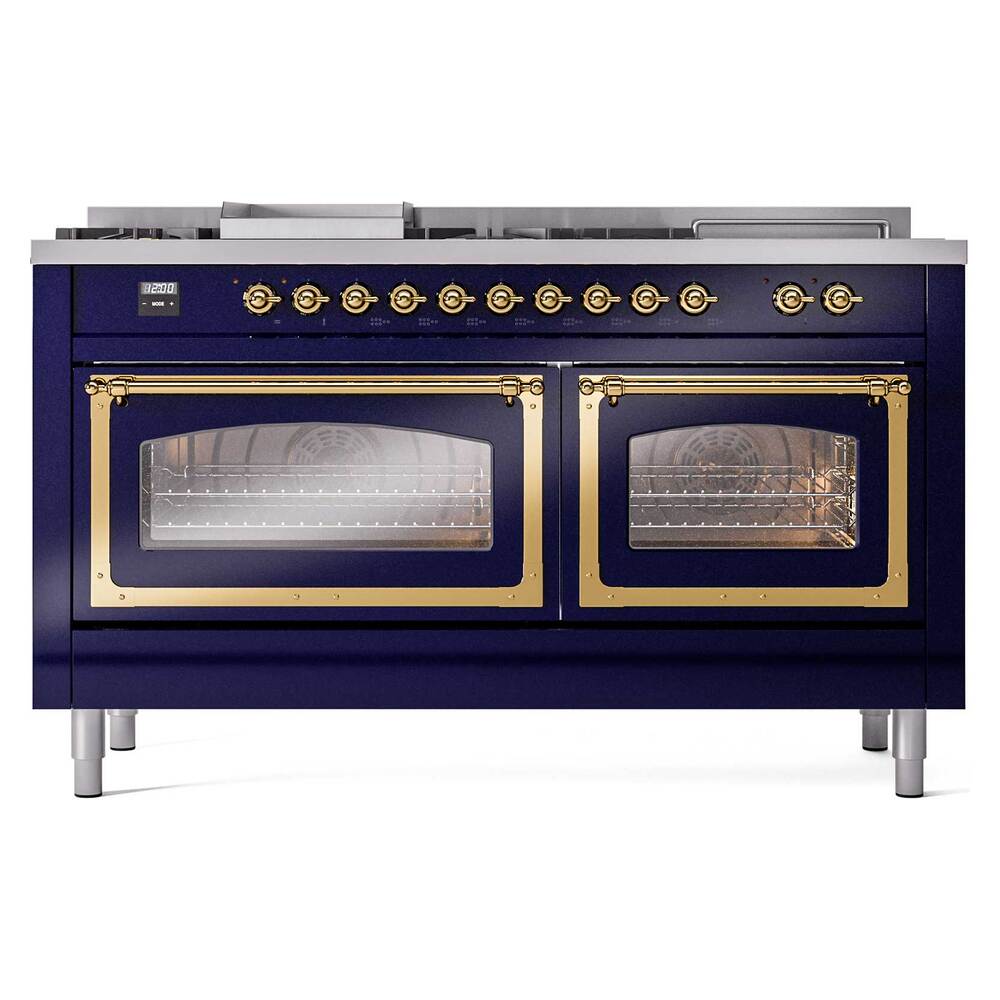 ILVE_UN60FSNMPMBG_Nostalgie_II_60"_Dual_Fuel_Range_front_view
