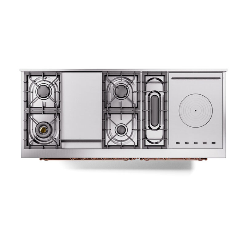 ILVE_UN60FSNMPMBPLP_Nostalgie_II_60"_Dual_Fuel_Range_top_view