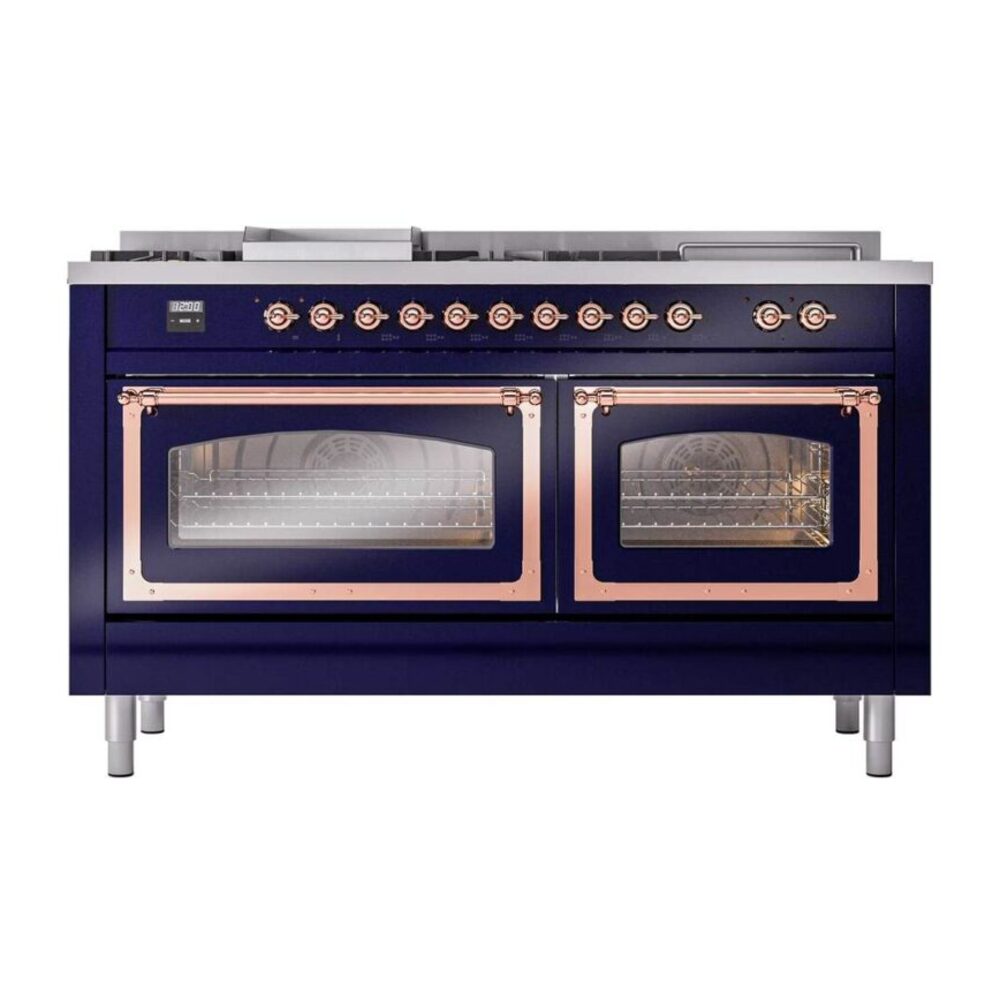 ILVE_UN60FSNMPMBP_Nostalgie_II_60"_Dual_Fuel_Range_front_view