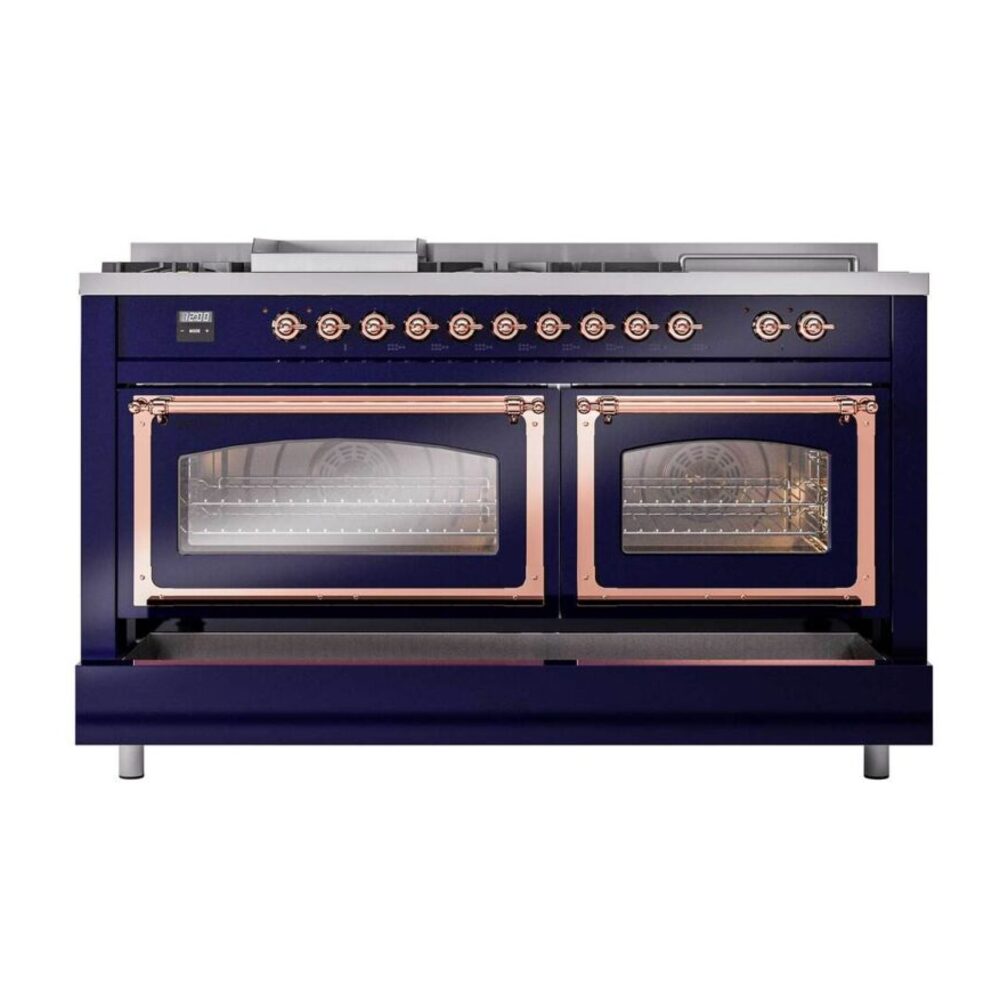 ILVE_UN60FSNMPMBP_Nostalgie_II_60"_Dual_Fuel_Range_drawer_opened