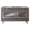 ILVE_UN60FSNMPMGGLP_Nostalgie_II_60"_Dual_Fuel_Range_front_view