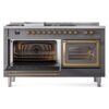 ILVE_UN60FSNMPMGGLP_Nostalgie_II_60"_Dual_Fuel_Range_main_oven_door_opened