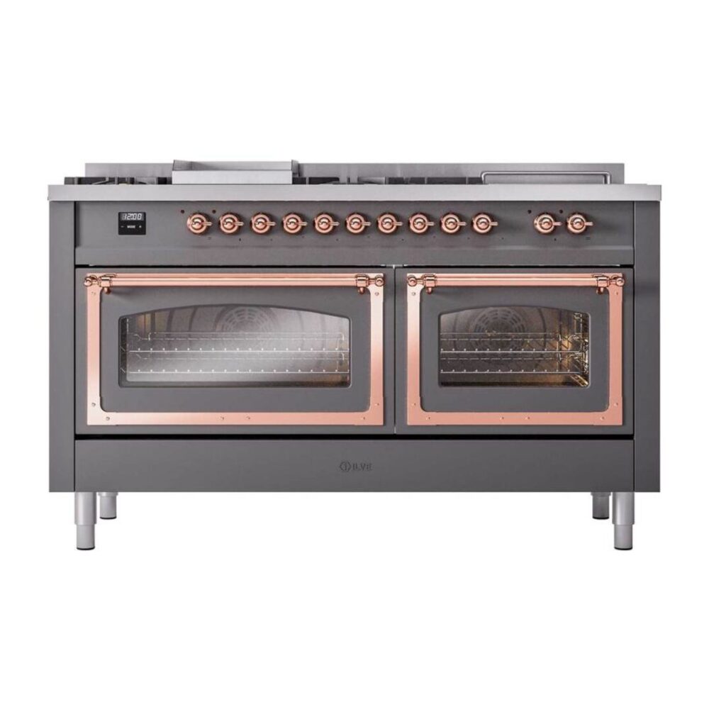 ILVE_UN60FSNMPMGPLP_Nostalgie_II_60"_Dual_Fuel_Range_front_view
