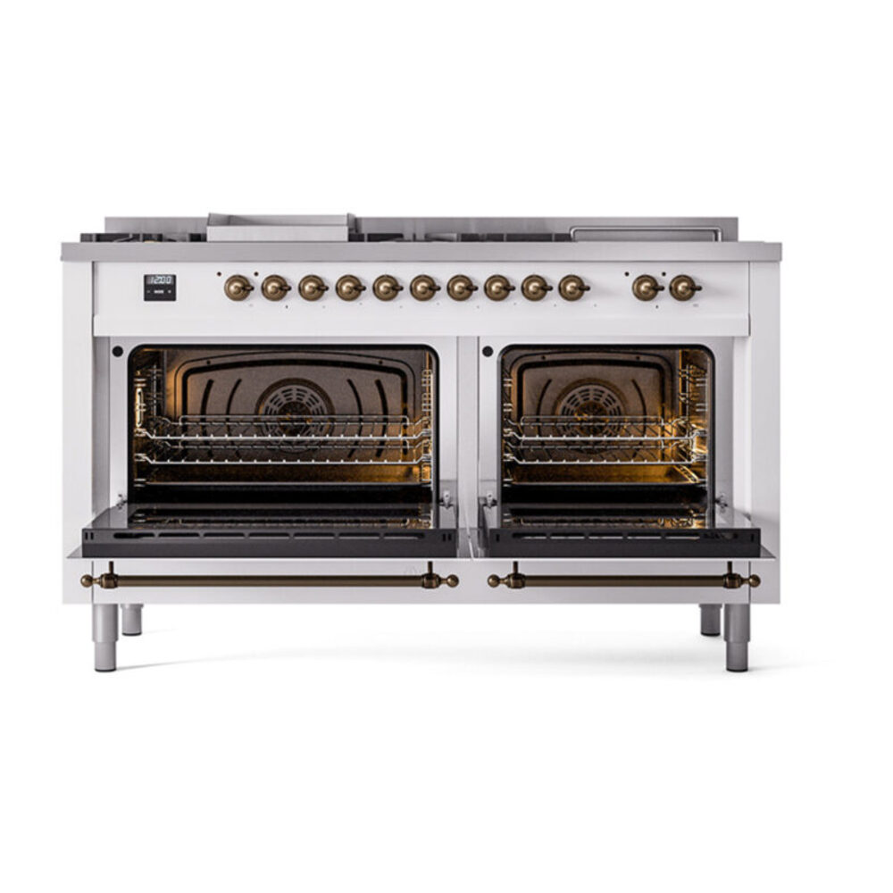 ILVE_UN60FSNMPRAB_Nostalgie_II_60"_Dual_Fuel_Range_oven_door_opened