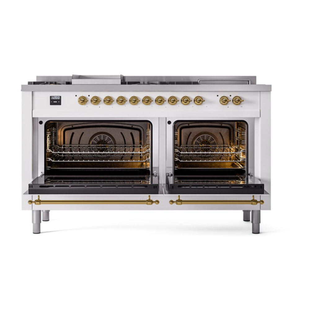 ILVE_UN60FSNMPRAG_Nostalgie_II_60"_Dual_Fuel_Range_oven_door_opened