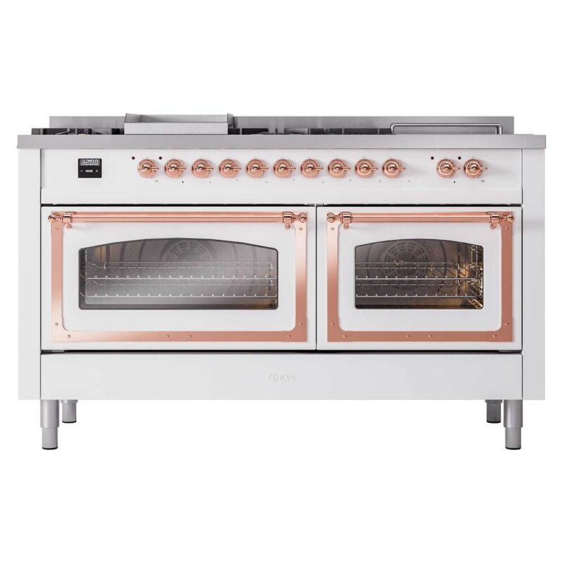ILVE_UN60FSNMPRAPLP_Nostalgie_II_60"_Dual_Fuel_Range_front_view