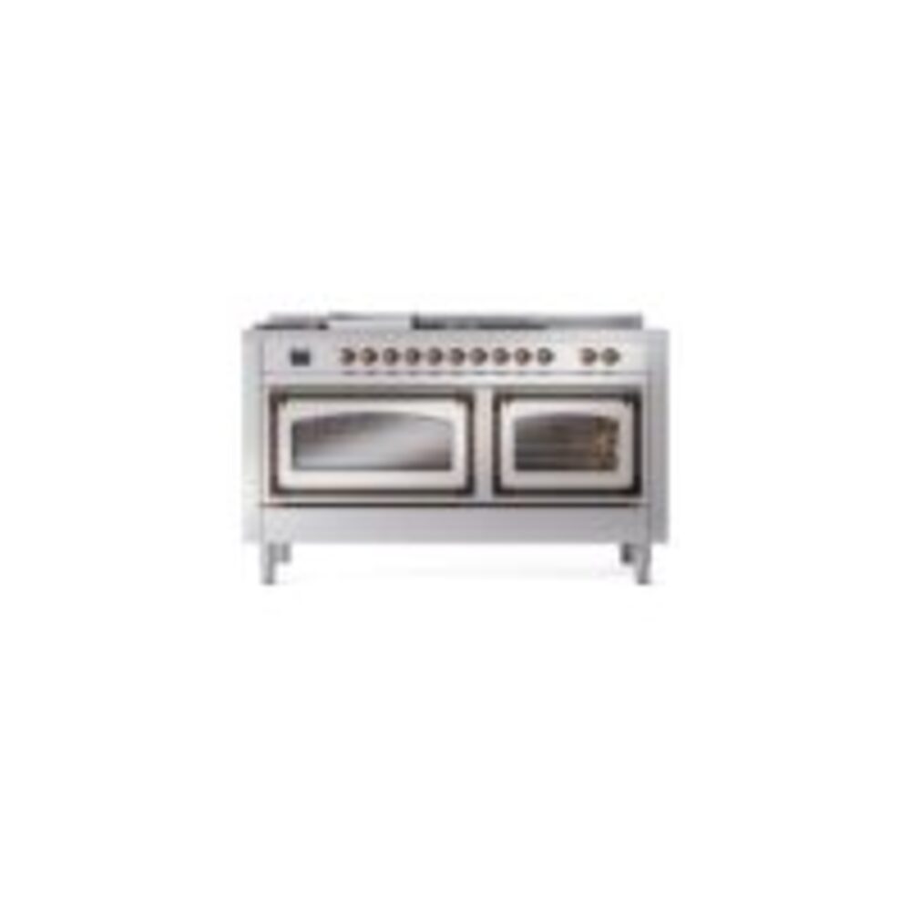 ILVE_UN60FSNMPSSB_Nostalgie_II_60"_Dual_Fuel_Range_front_view