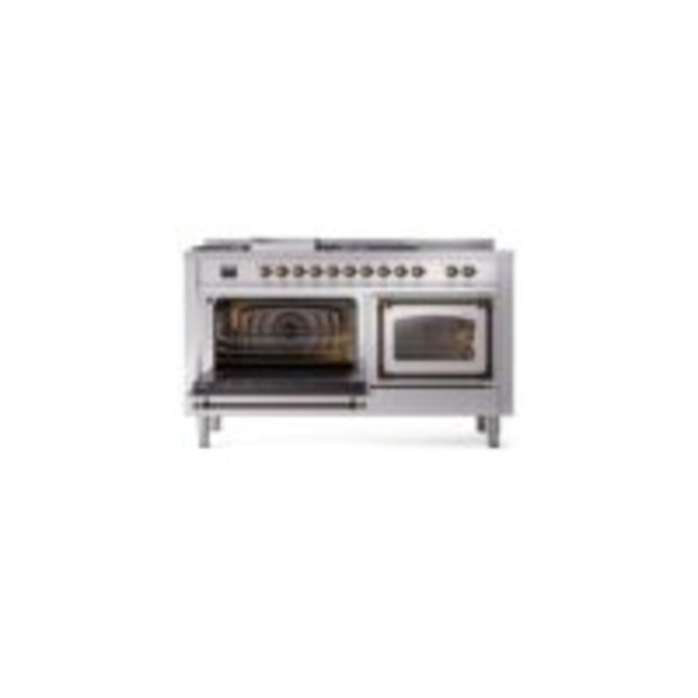 ILVE_UN60FSNMPSSB_Nostalgie_II_60"_Dual_Fuel_Range_main_oven_door_opened